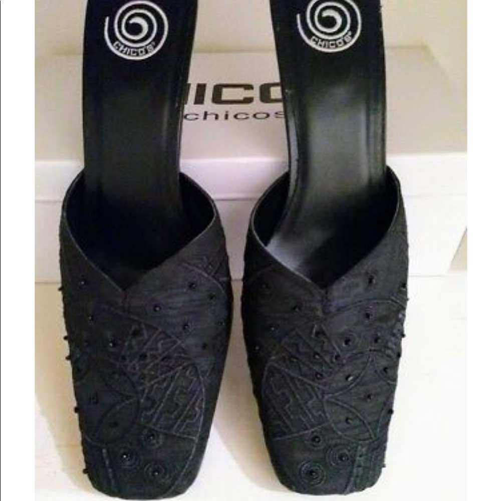 Black Chico heels